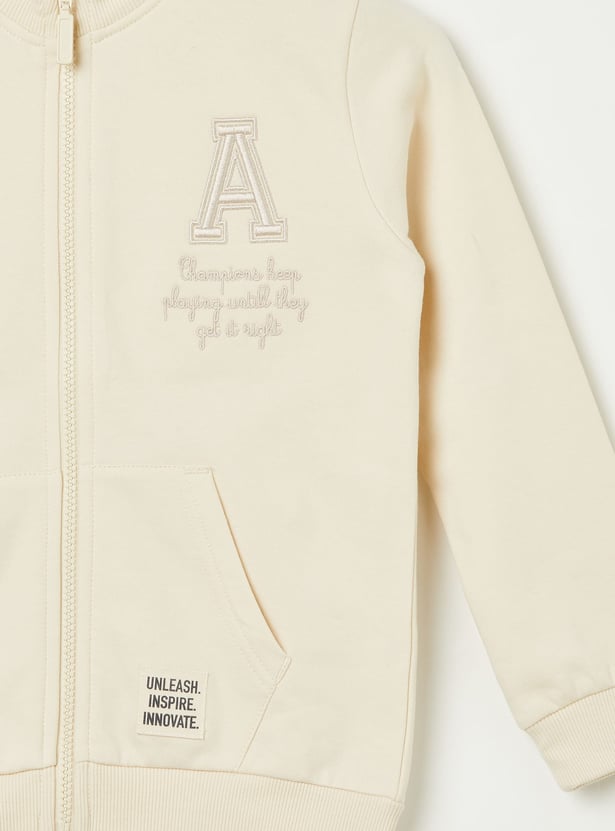 FAME FOREVER Boys Embroidered Sweatshirt