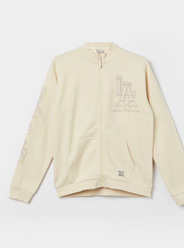 FAME FOREVER Boys Embroidered Sweatshirt
