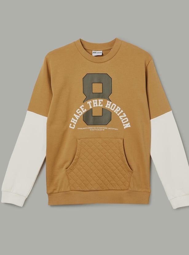 FAME FOREVER Boys Printed Sweatshirt