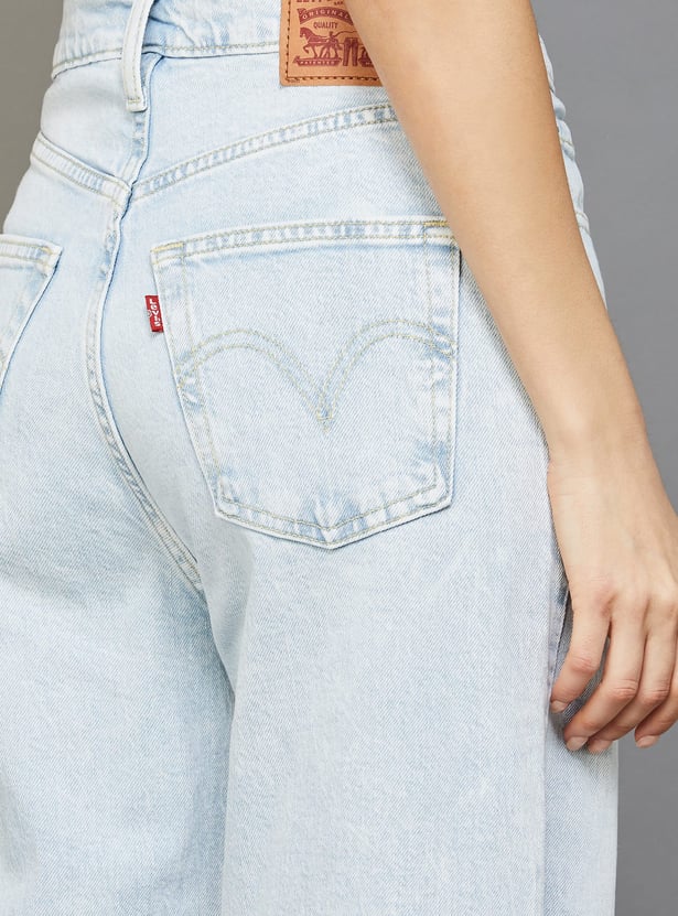 LEVI'S Washed Wide Leg Jeans
