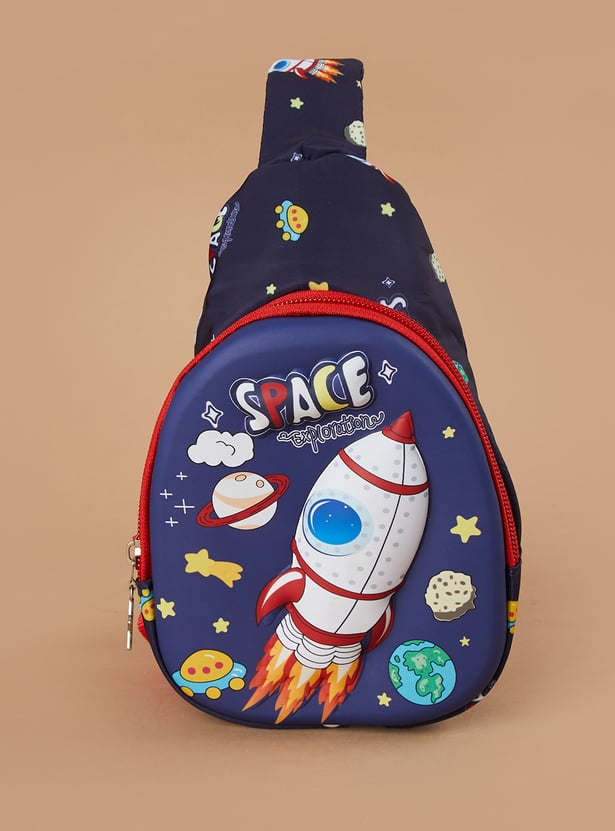 FAME FOREVER Space Print Crossbody Bag