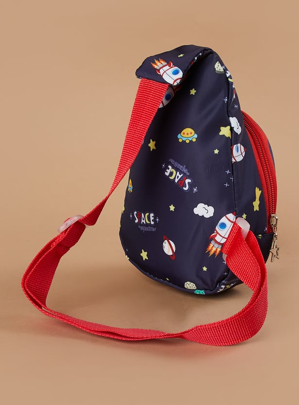 FAME FOREVER Space Print Crossbody Bag