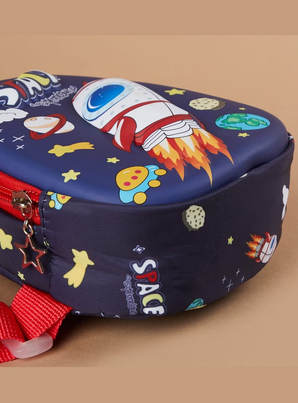 FAME FOREVER Space Print Crossbody Bag