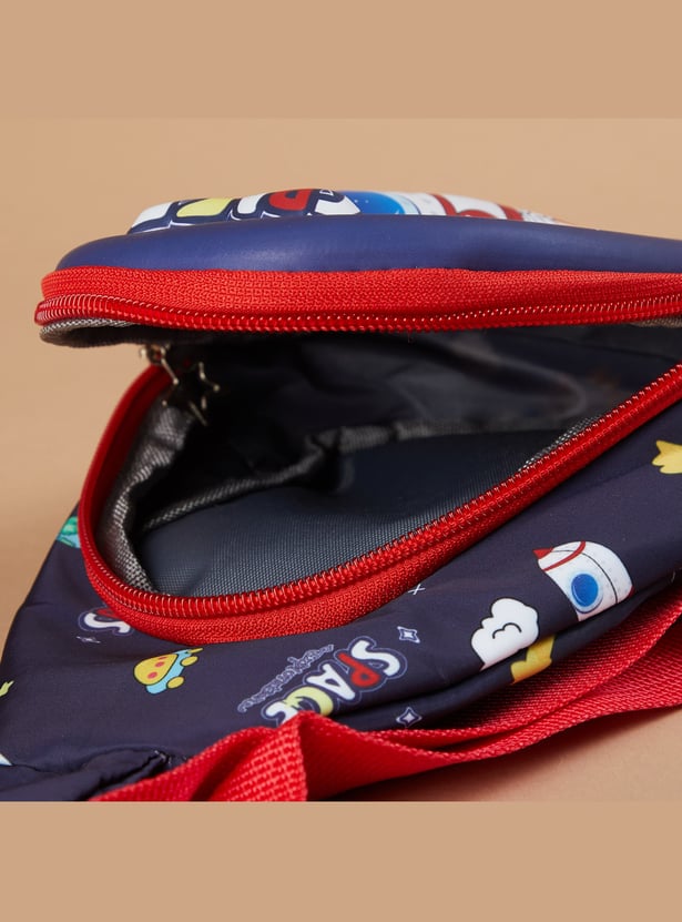 FAME FOREVER Space Print Crossbody Bag