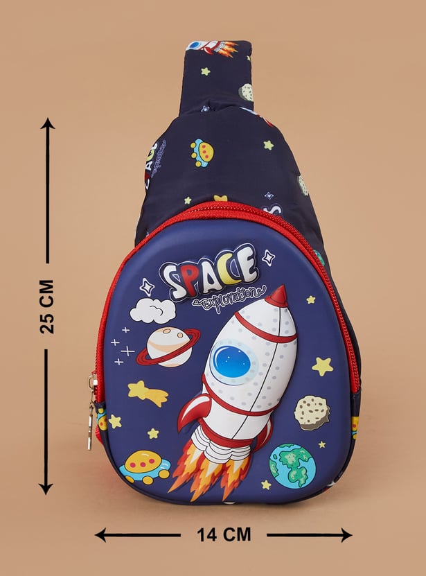 FAME FOREVER Space Print Crossbody Bag