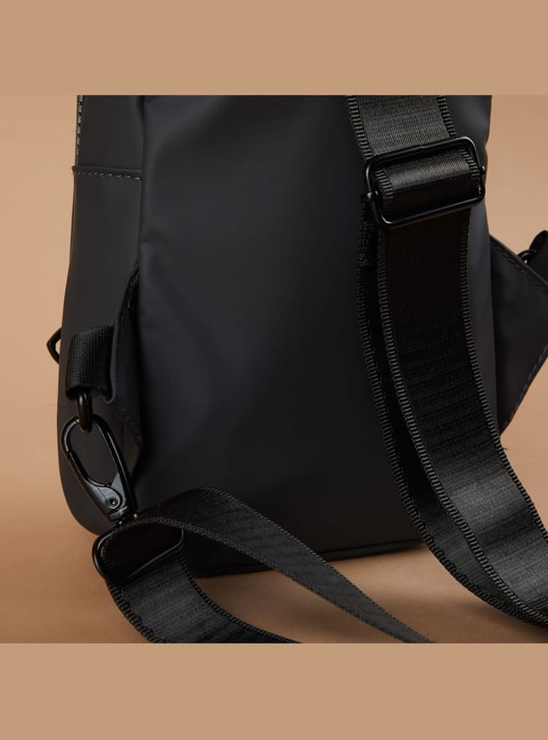 FAME FOREVER Solid Crossbody Backpack