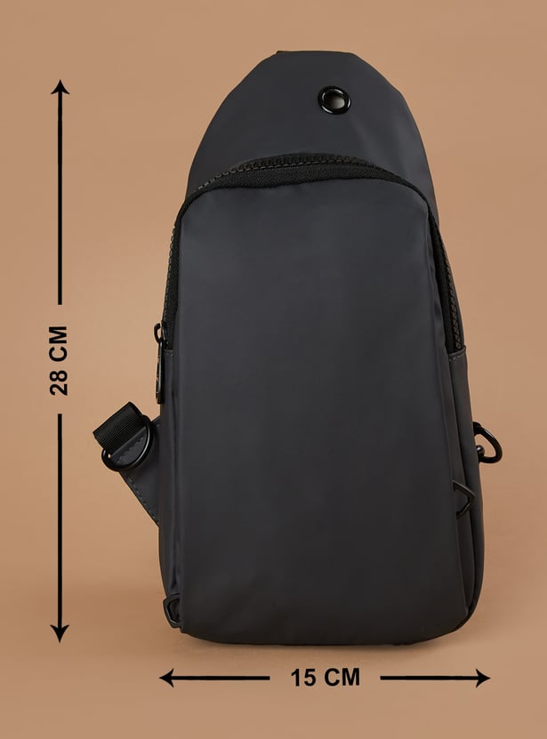 FAME FOREVER Solid Crossbody Backpack