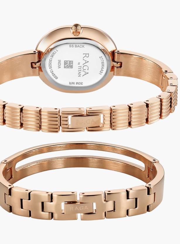TITAN Raga Contempore Embellished Analog Watch Set - 2776WM01F