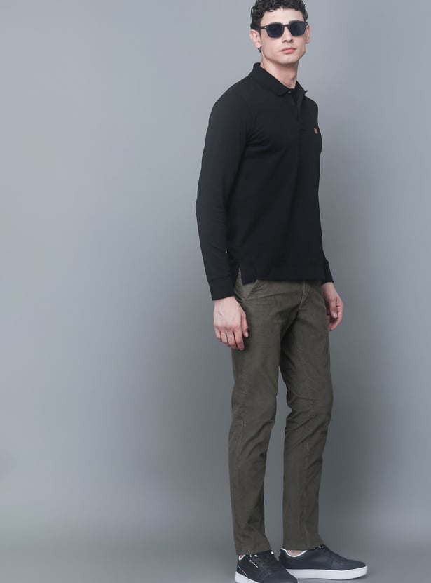 INDIAN TERRAIN Corduroy Brooklyn Trousers (Slim Straight)