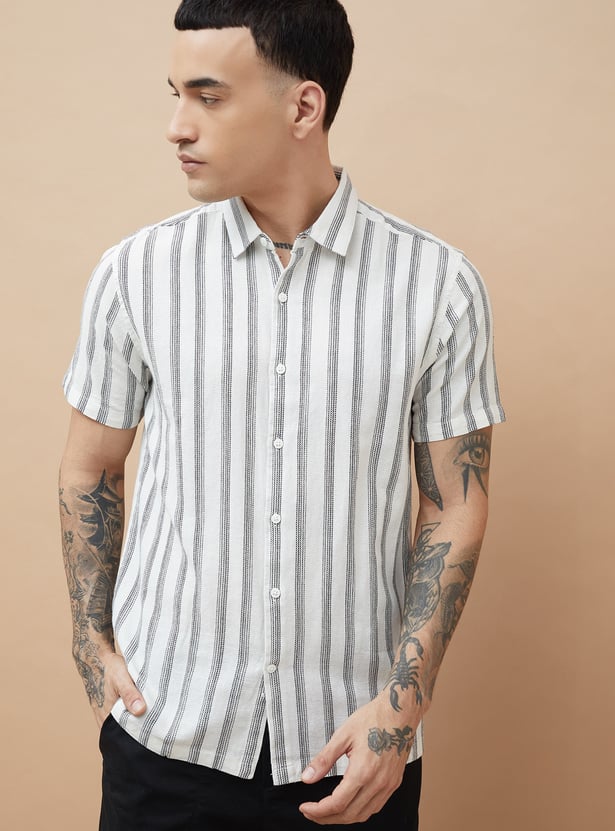 FORCA Striped Regular Fit Shirt