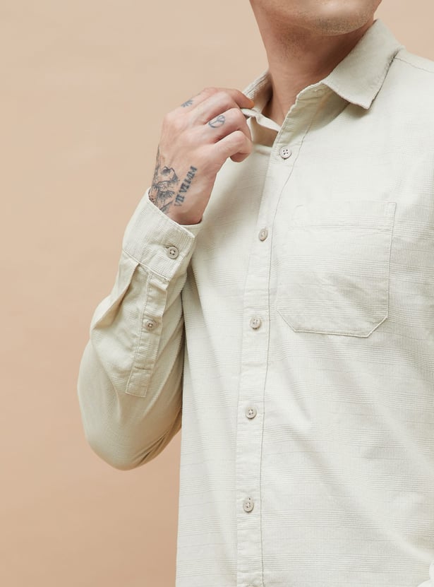 BOSSINI Textured Smart Fit Shirt