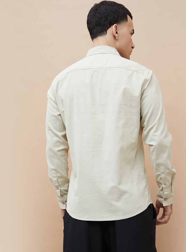 BOSSINI Textured Smart Fit Shirt
