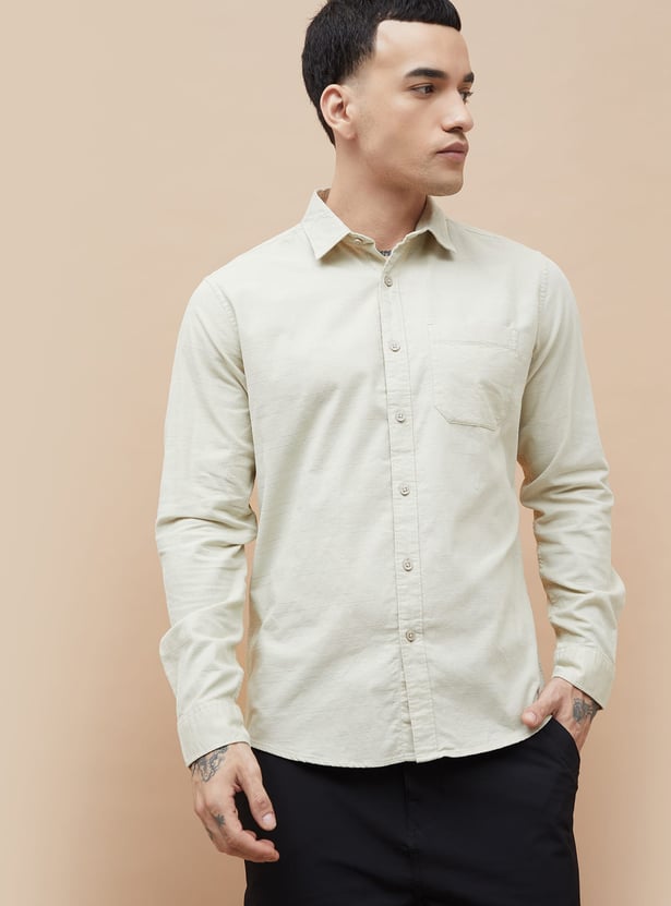 BOSSINI Textured Smart Fit Shirt