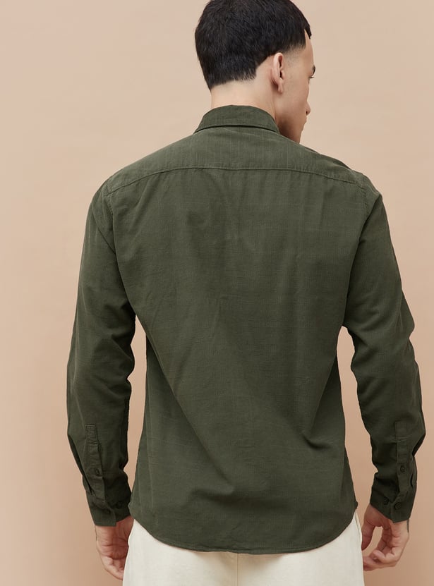 BOSSINI Textured Smart Fit Shirt