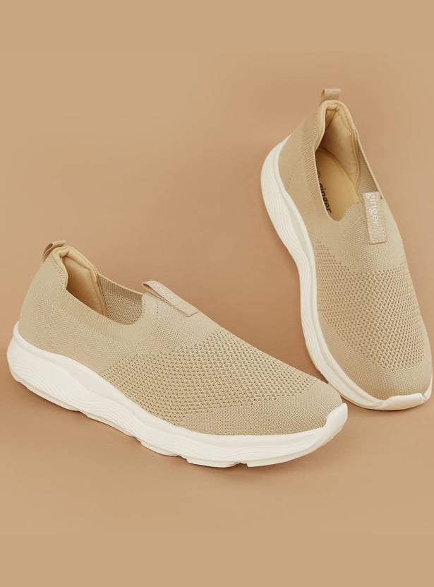 GINGER Knitted Slip-On Sneakers