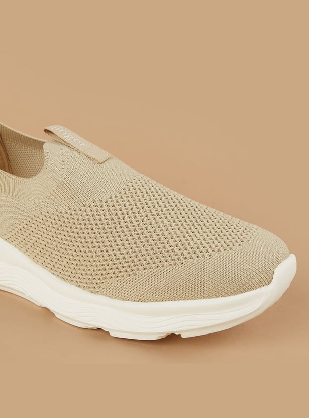 GINGER Knitted Slip-On Sneakers
