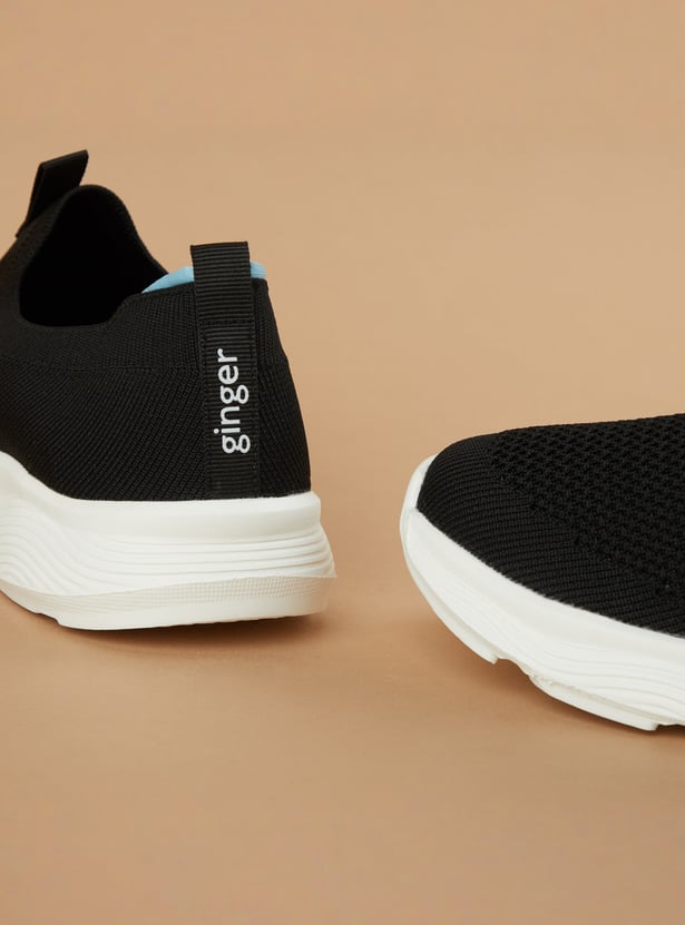 GINGER Knitted Slip-On Sneakers