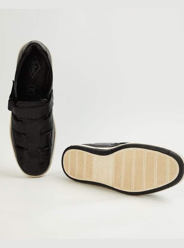 LEE COOPER Leather Fisherman Sandals