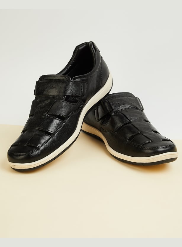 LEE COOPER Leather Fisherman Sandals
