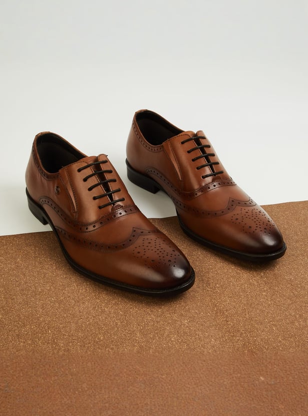 LEE COOPER Perforated Brogue Shoes