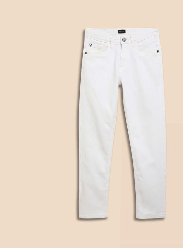 ALLEN SOLLY Boys Solid Slim Fit Jeans