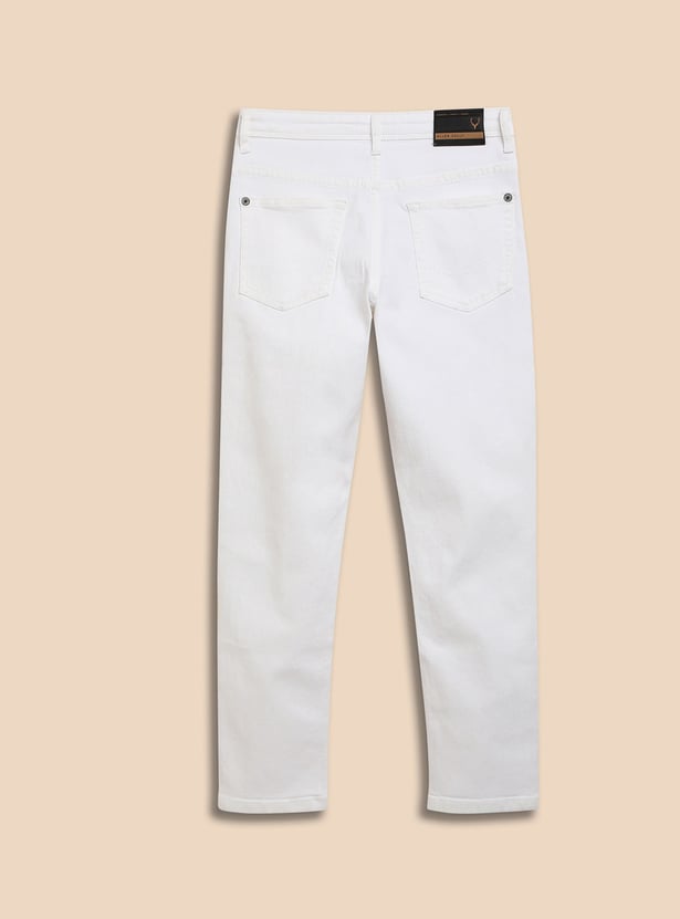 ALLEN SOLLY Boys Solid Slim Fit Jeans