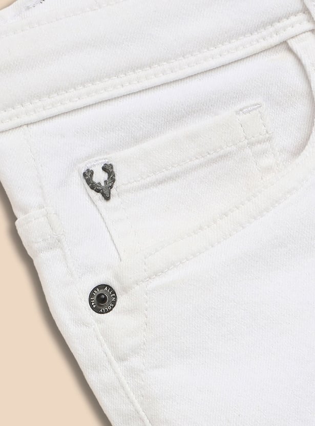 ALLEN SOLLY Boys Solid Slim Fit Jeans