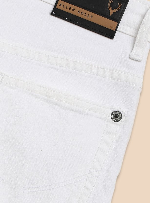 ALLEN SOLLY Boys Solid Slim Fit Jeans