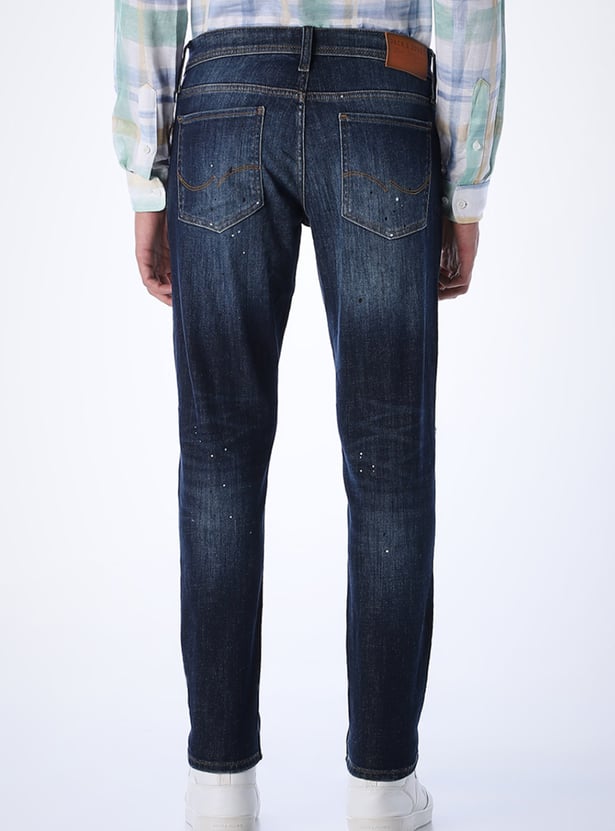 JACK & JONES Whiskered Slim Straight Jeans