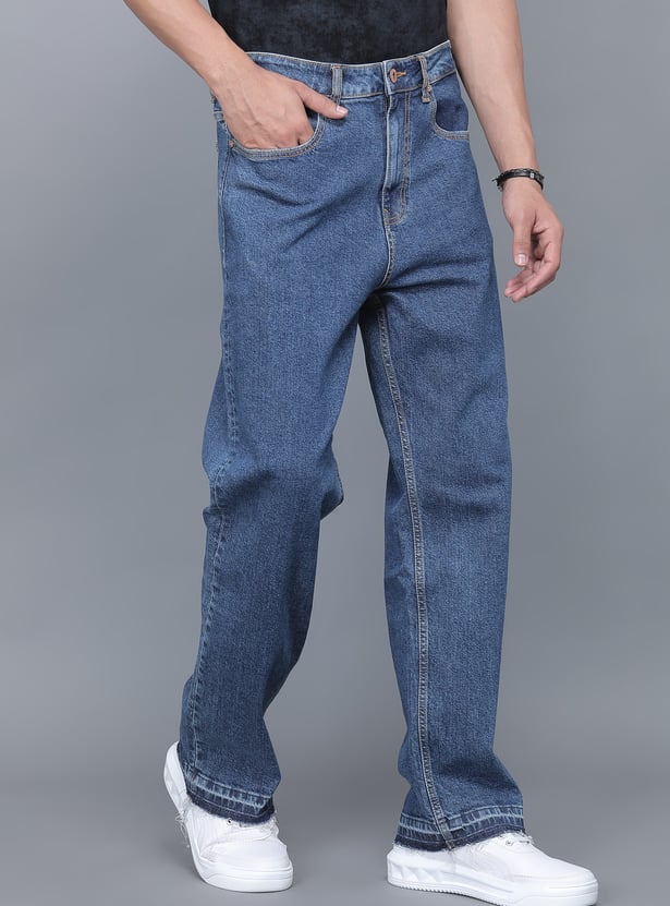 JACK & JONES Washed Comfort Fit Jeans