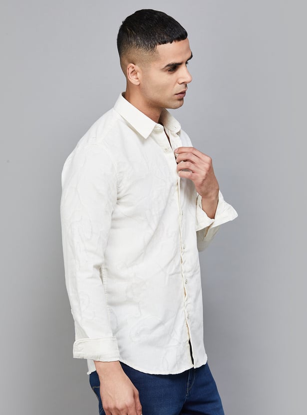 JACK & JONES Textured Slim Fit Shirt
