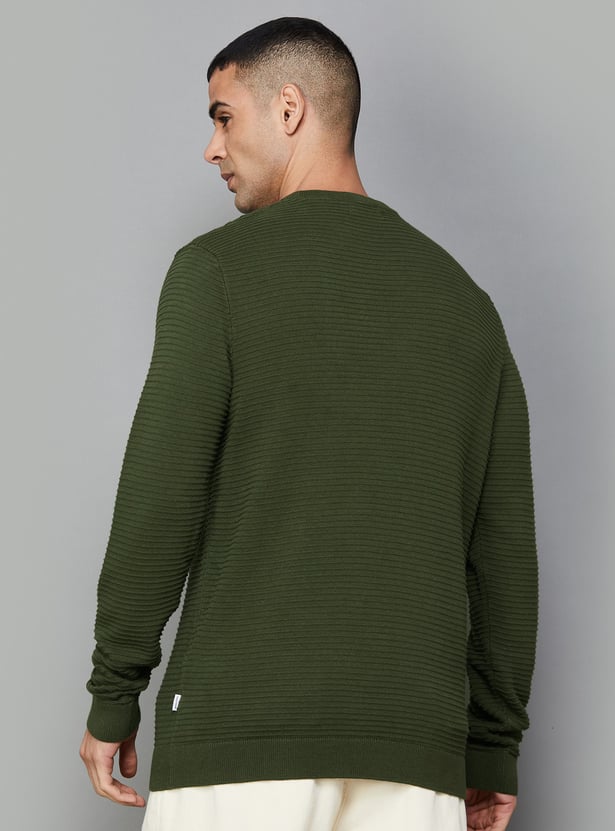 JACK & JONES Textured Sweatshirt