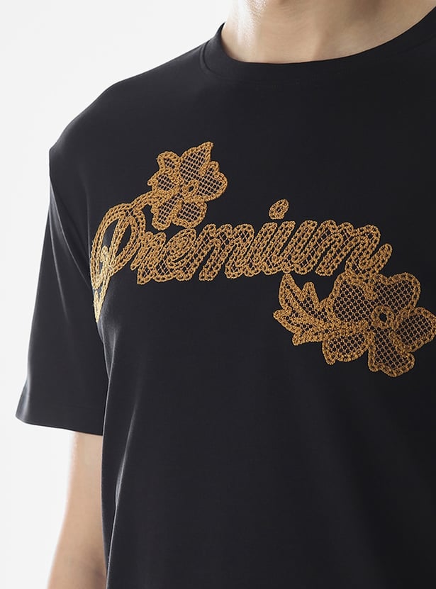 JACK & JONES Embroidered T-shirt