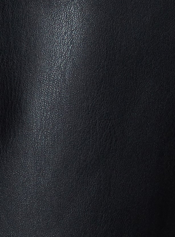 GINGER Coated Wide Leg Trousers
