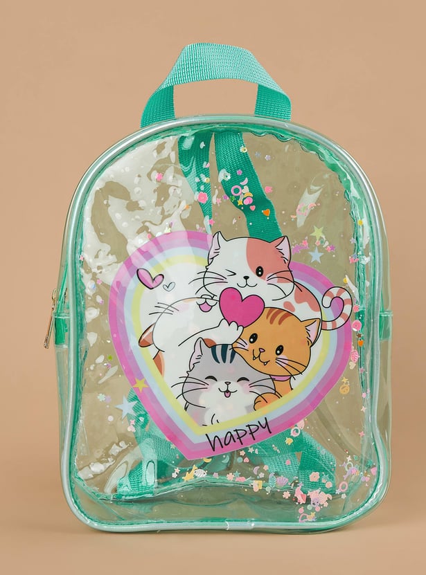 GINGER Girls Printed Backpack