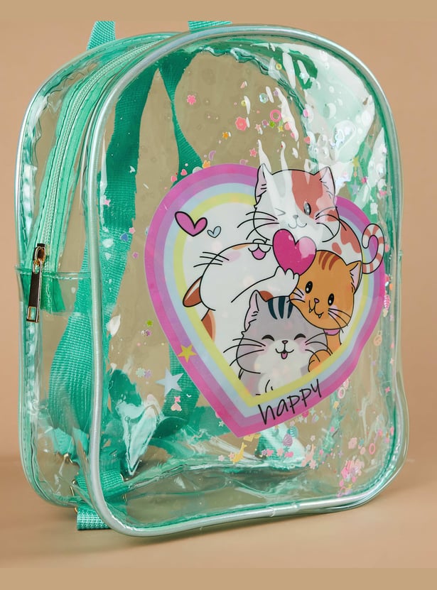 GINGER Girls Printed Backpack