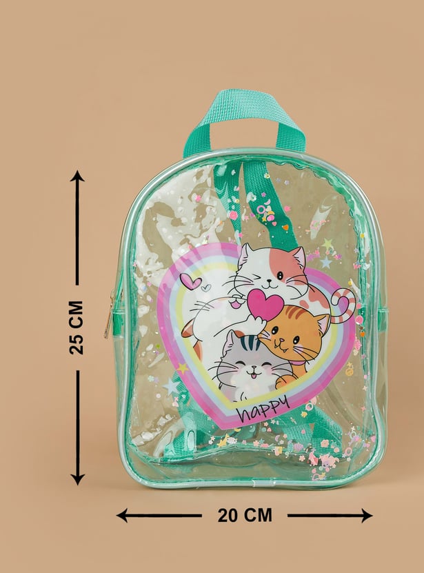 GINGER Girls Printed Backpack