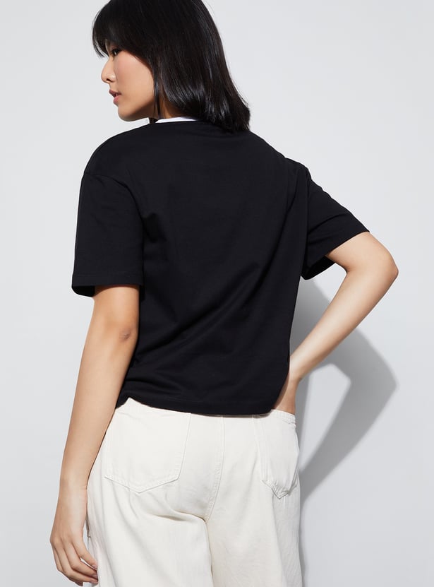 FAME FOREVER Graphic Print T-shirt