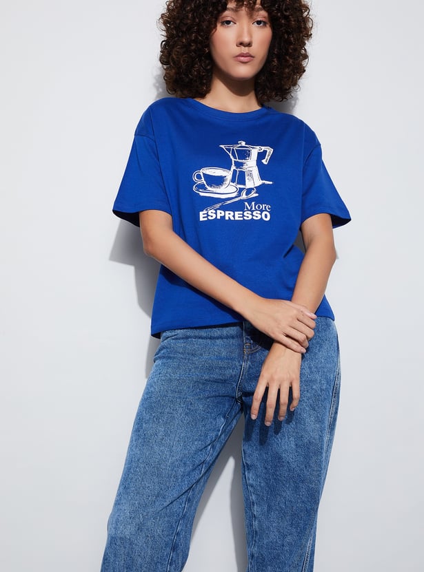 FAME FOREVER Graphic Print T-shirt