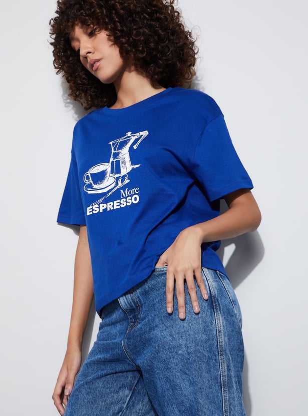 FAME FOREVER Graphic Print T-shirt