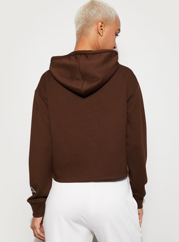KAPPA Typographic Print Hooded Sweatshirt
