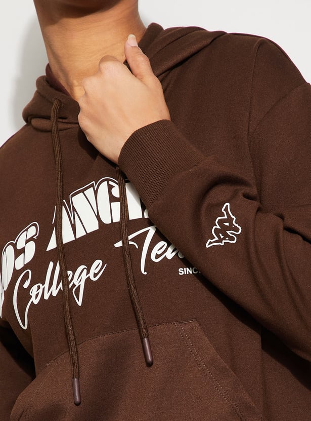 KAPPA Typographic Print Hooded Sweatshirt