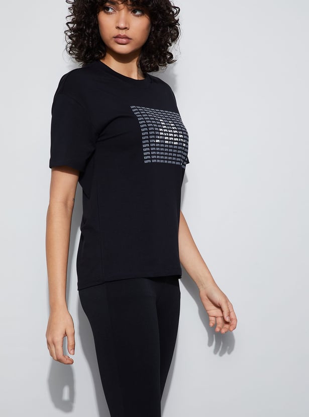 KAPPA Brand Print Sports T-shirt