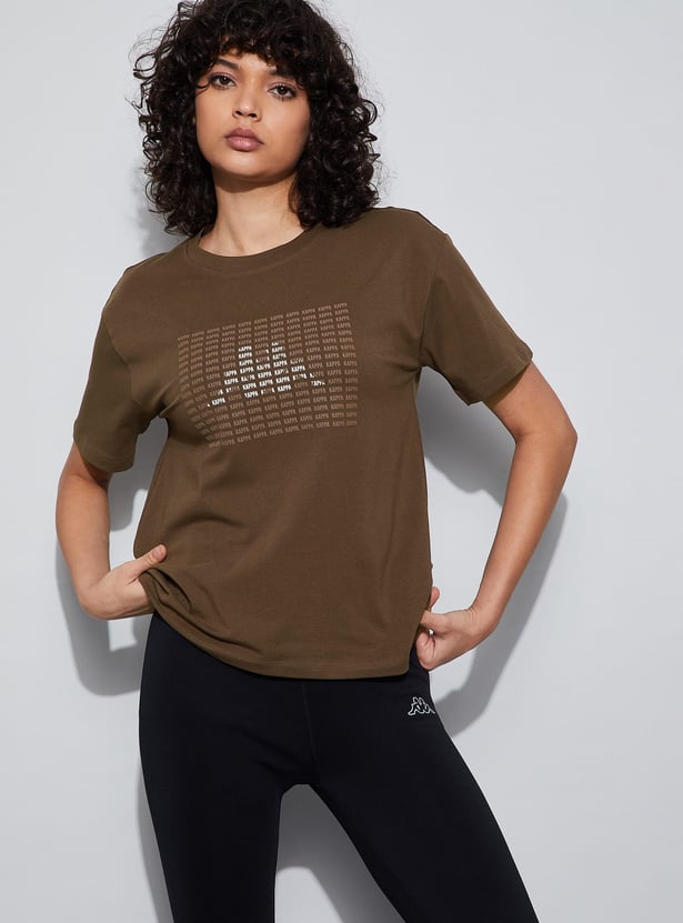 KAPPA Brand Print Sports T-shirt