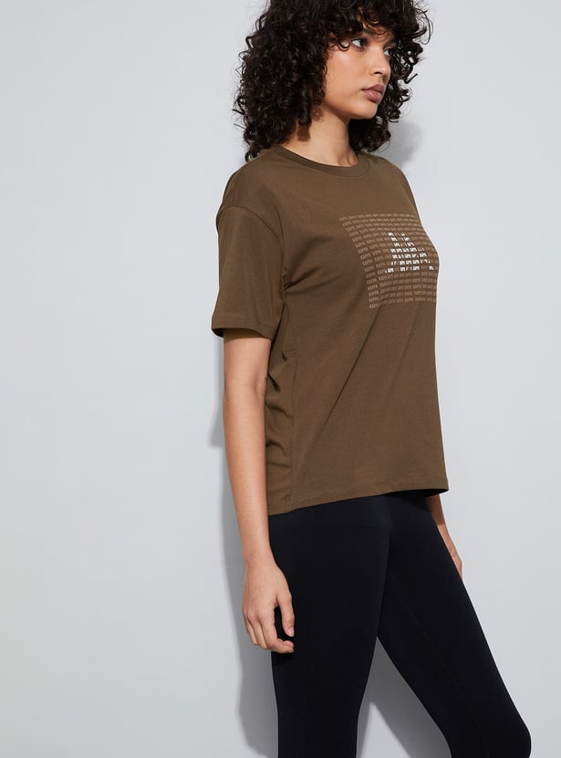KAPPA Brand Print Sports T-shirt