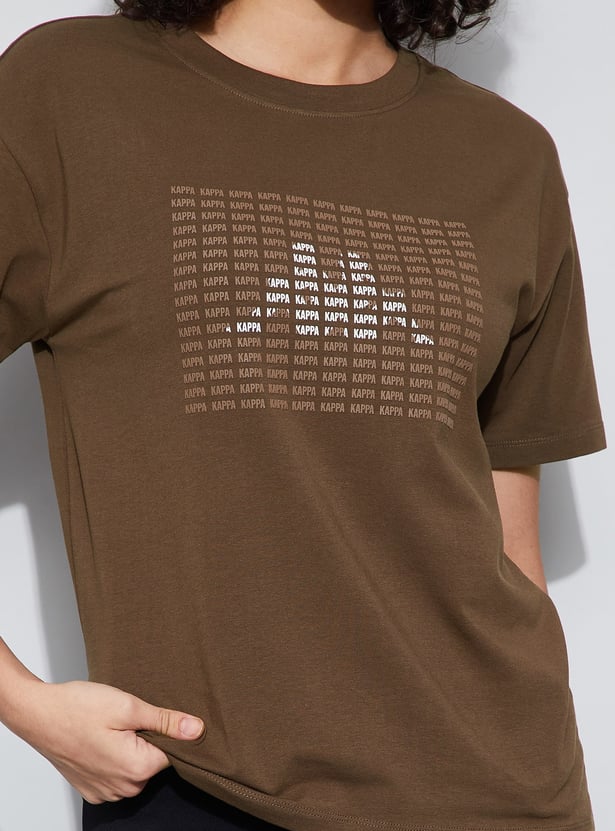 KAPPA Brand Print Sports T-shirt