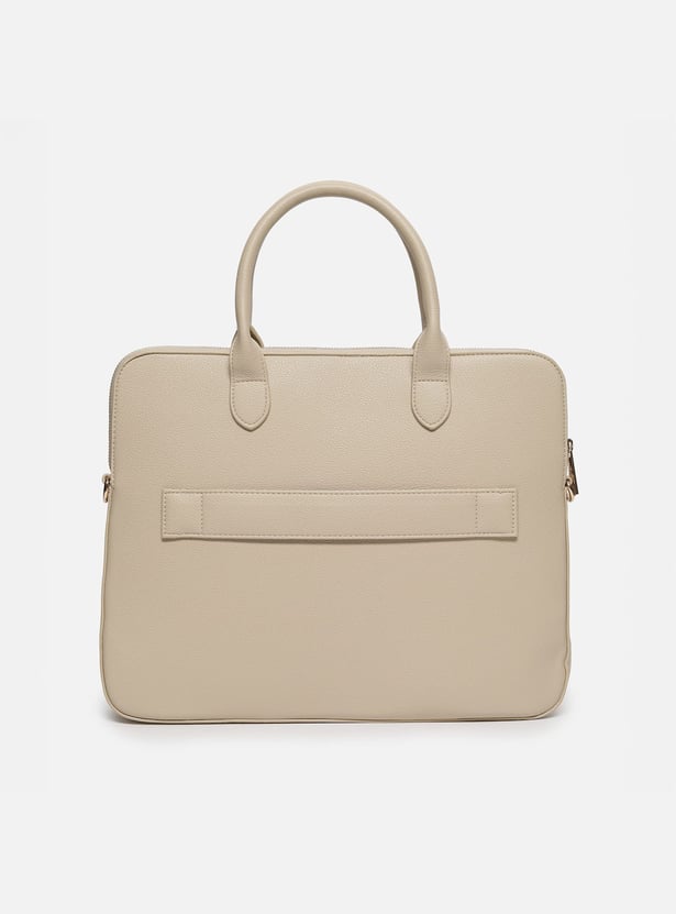 ALLEN SOLLY Embroidered Laptop Bag