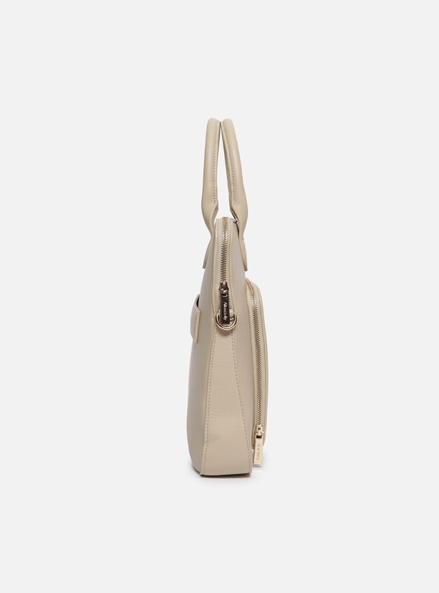 ALLEN SOLLY Embroidered Laptop Bag