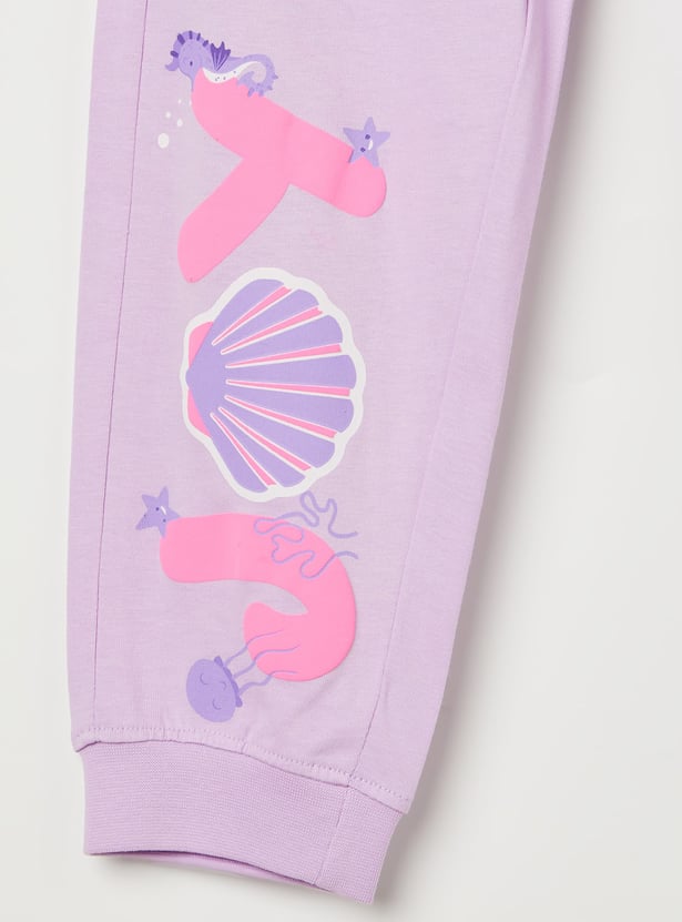 FAME FOREVER Girls Printed Joggers