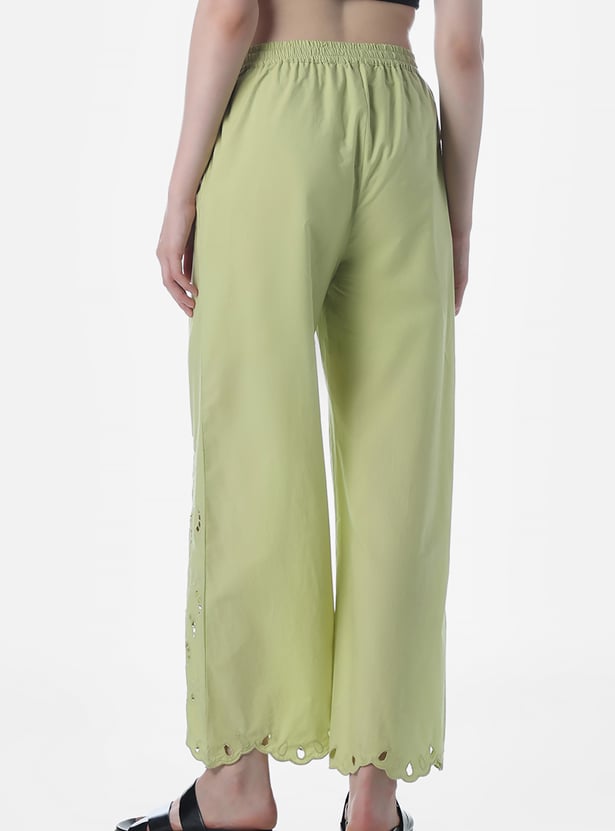 ONLY Schiffli Wide Leg Trousers